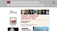 Desktop Screenshot of jinnymakeup.com